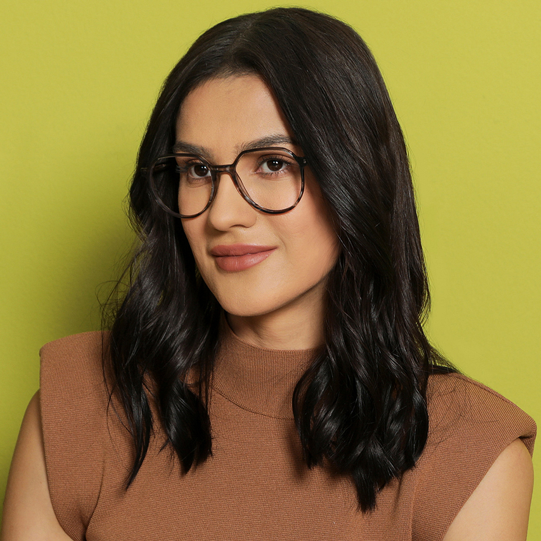 Vincent Chase Online Light Brown Full Rim Geometric left side