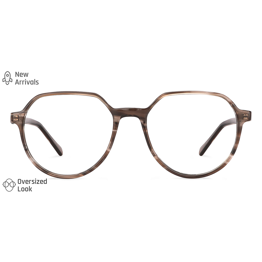 Vincent Chase Online Light Brown Full Rim Geometric left side