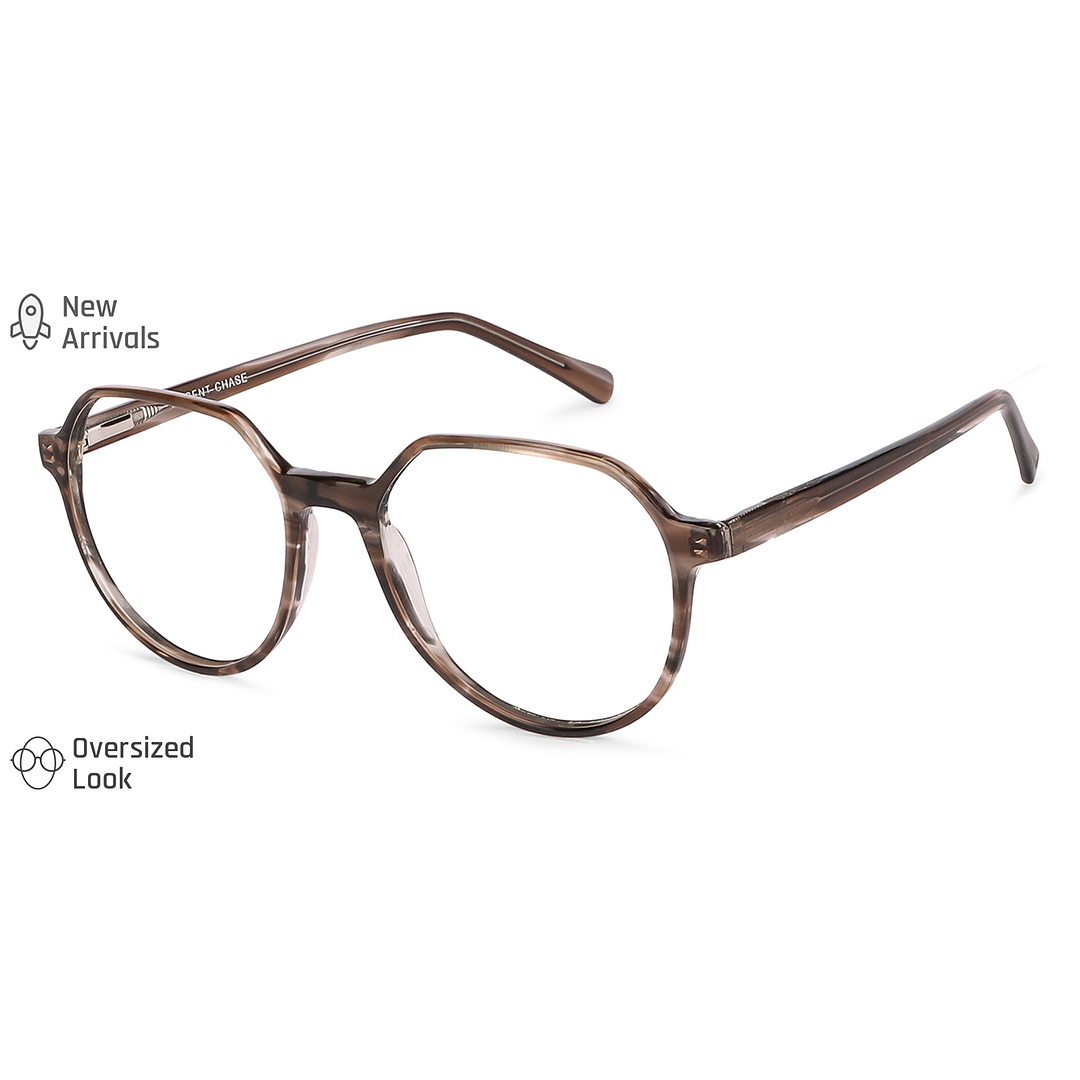 Vincent Chase Online Light Brown Full Rim Geometric right side