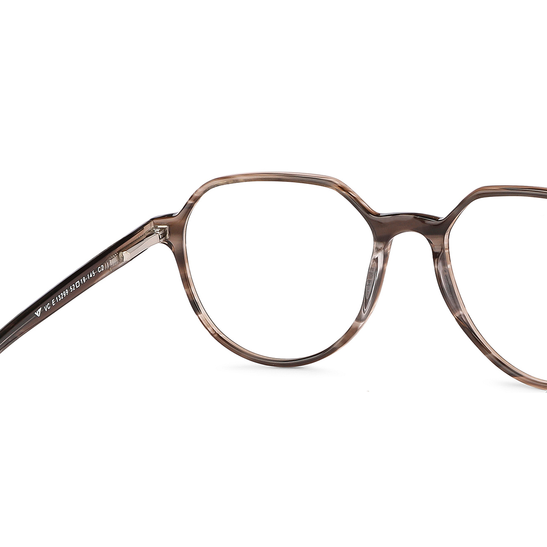 Vincent Chase Online Light Brown Full Rim Geometric right side