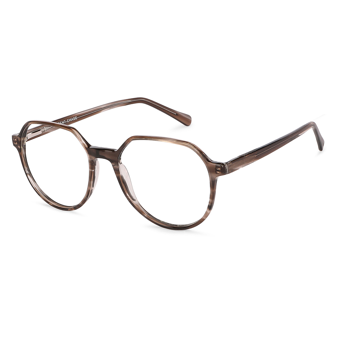 Vincent Chase Online Light Brown Full Rim Geometric right side