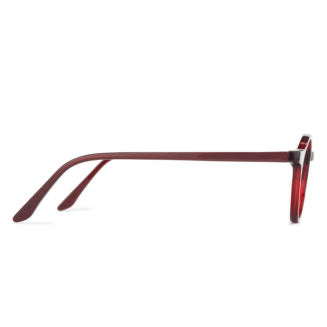 Vincent Chase Online Red Transparent Full Rim Round left side