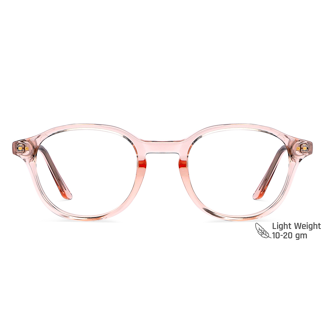 Vincent Chase Online Pink Transparent Full Rim Geometric left side
