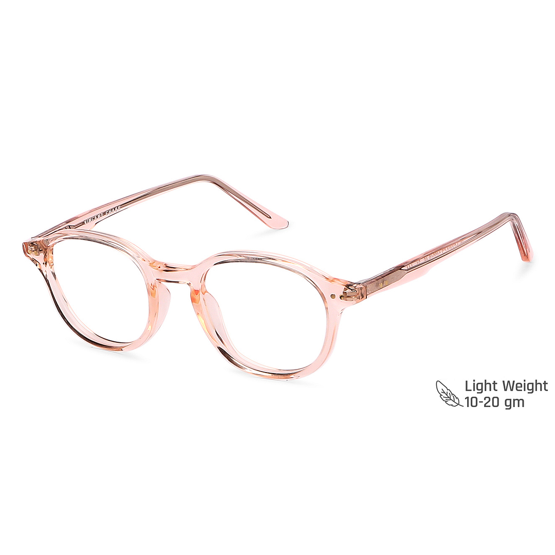 Vincent Chase Online Pink Transparent Full Rim Geometric right side