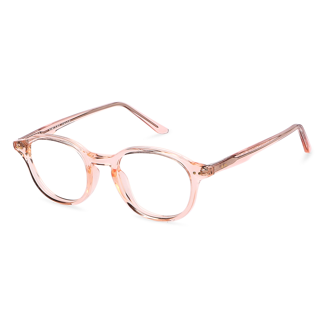 Vincent Chase Online Pink Transparent Full Rim Geometric left side