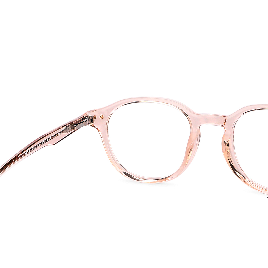 Vincent Chase Online Pink Transparent Full Rim Geometric left side
