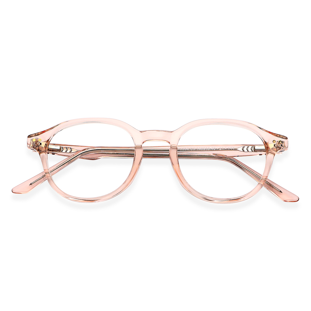 Vincent Chase Online Pink Transparent Full Rim Geometric right side