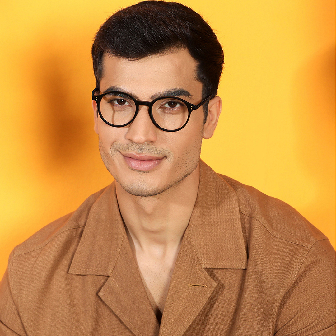 Vincent Chase Online Black Full Rim Round left side