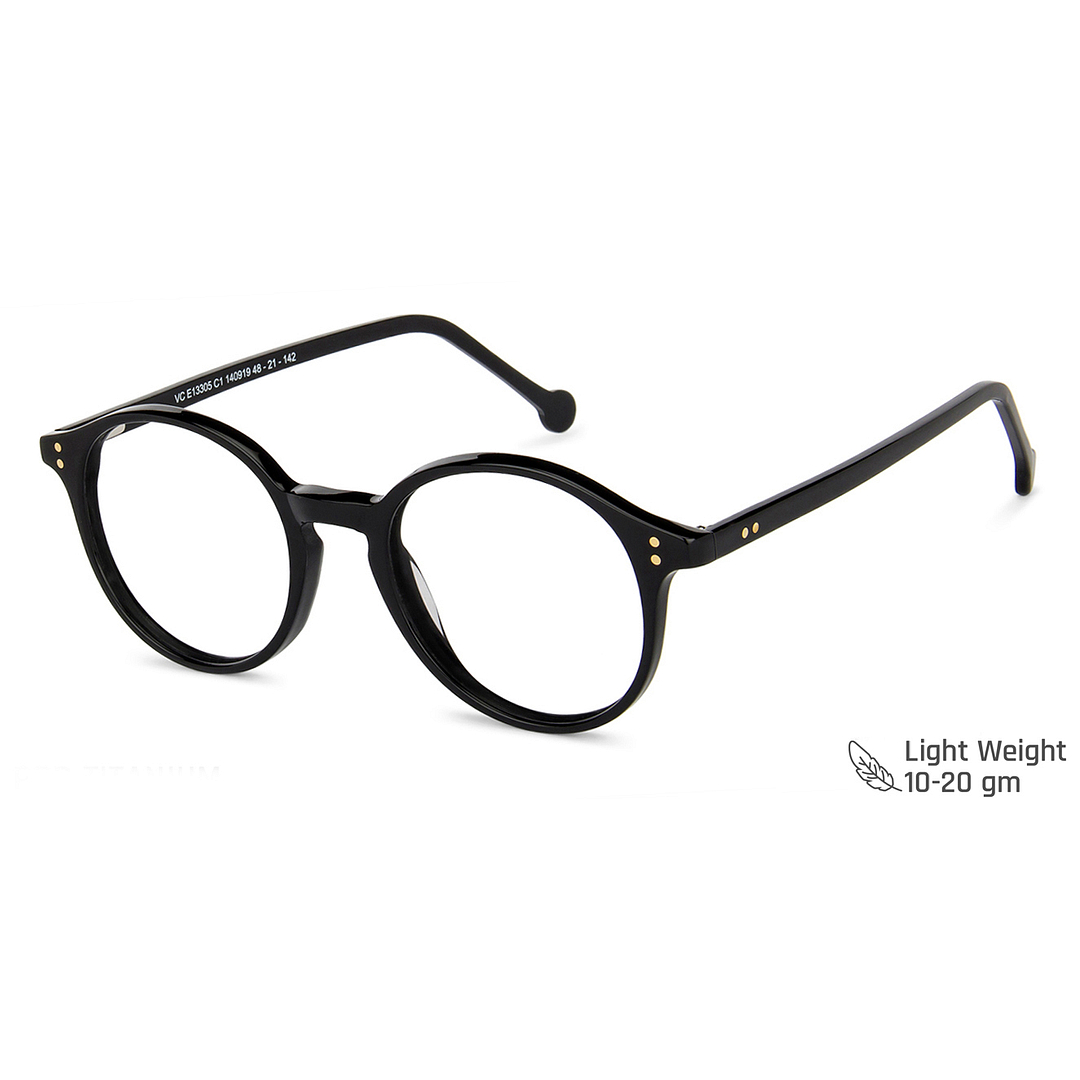 Vincent Chase Online Black Full Rim Round right side