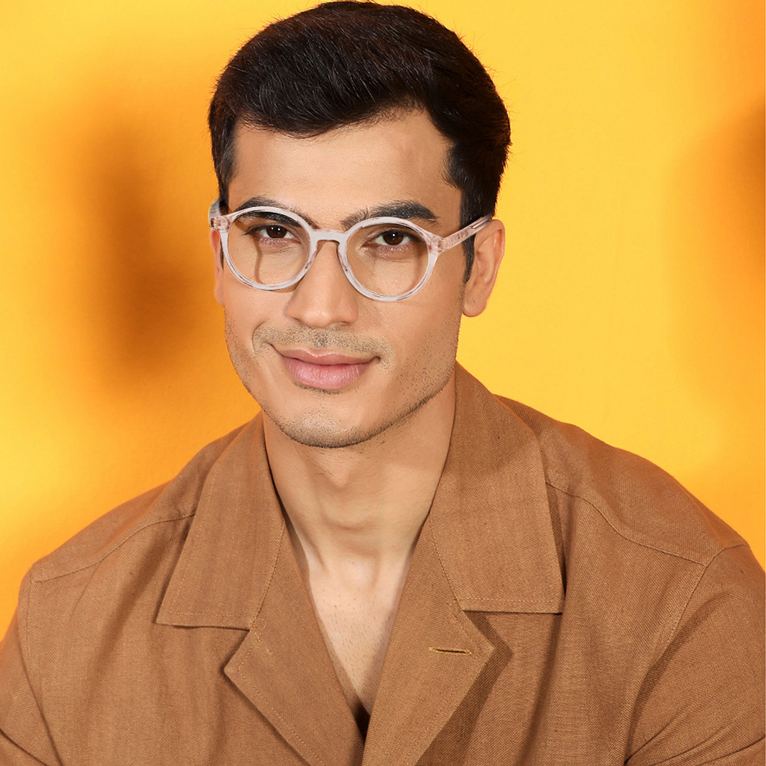 Vincent Chase Online Pink Transparent Full Rim Round right side