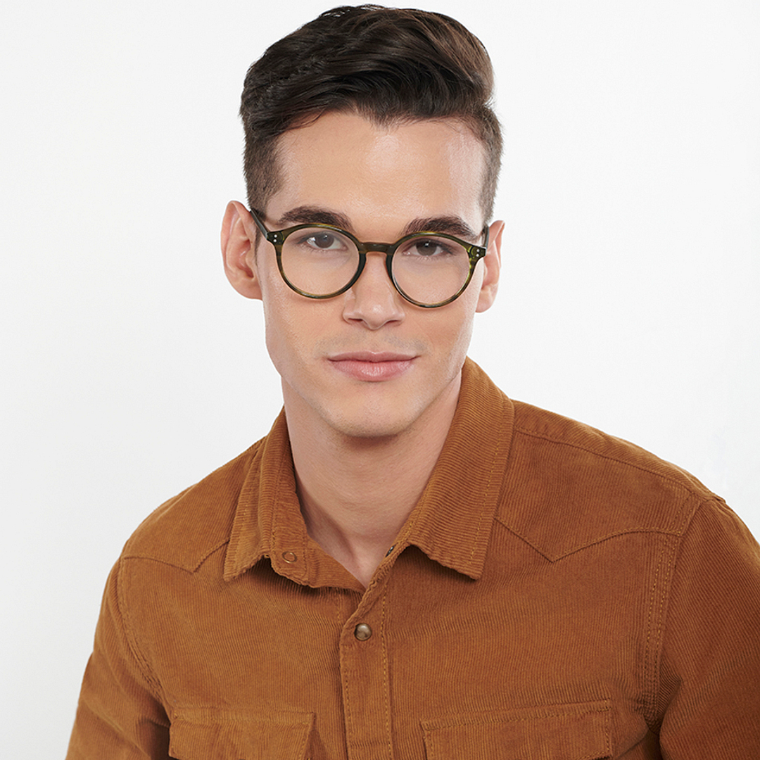 Vincent Chase Online Green Transparent Full Rim Round right side