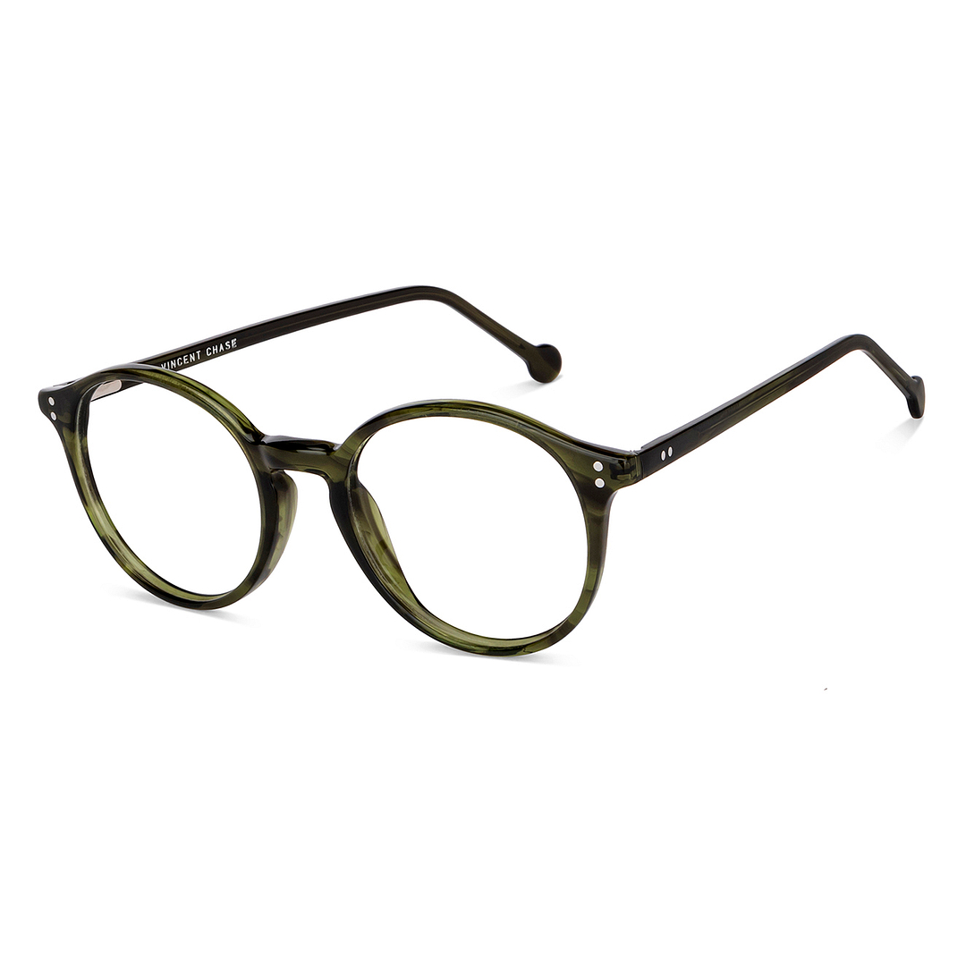 Vincent Chase Online Green Transparent Full Rim Round right side