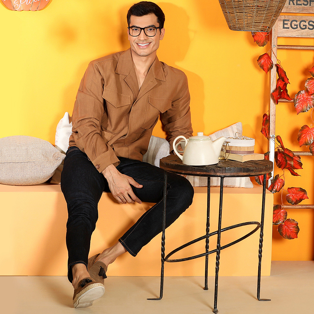 Vincent Chase Online Light Brown Full Rim Square right side