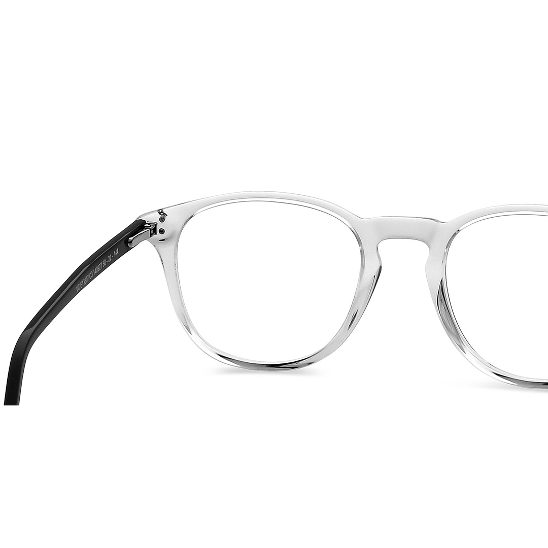 Vincent Chase Online Crystal Transparent Full Rim Round right side