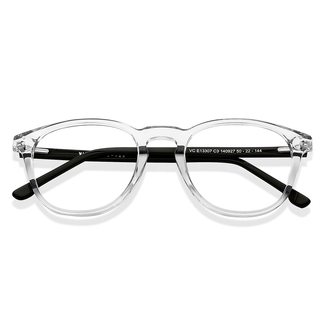Vincent Chase Online Crystal Transparent Full Rim Round left side