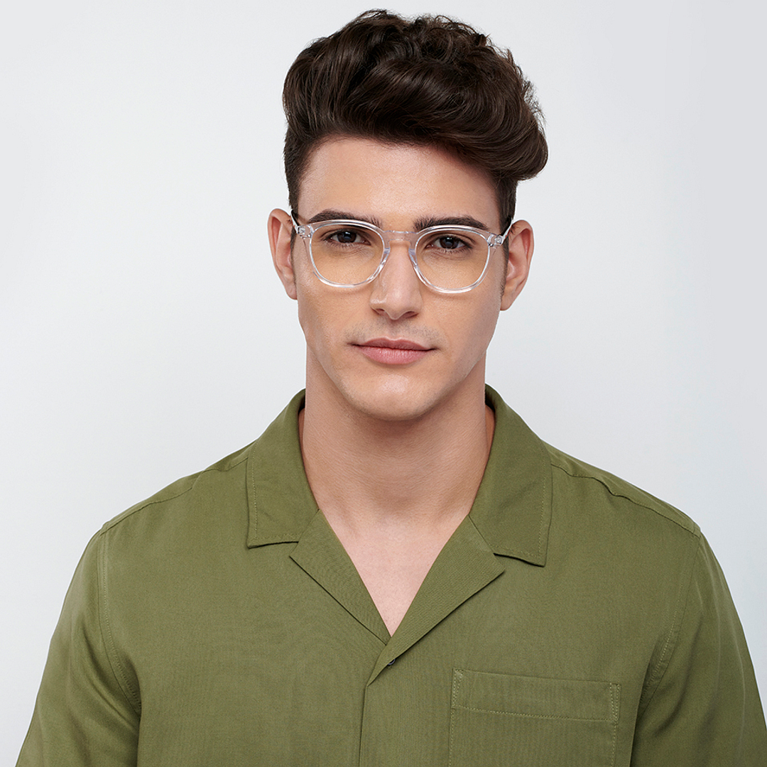 Vincent Chase Online Crystal Transparent Full Rim Round left side