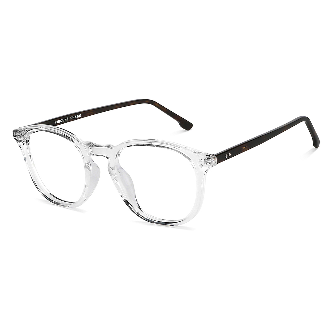 Vincent Chase Online Crystal Transparent Full Rim Round right side