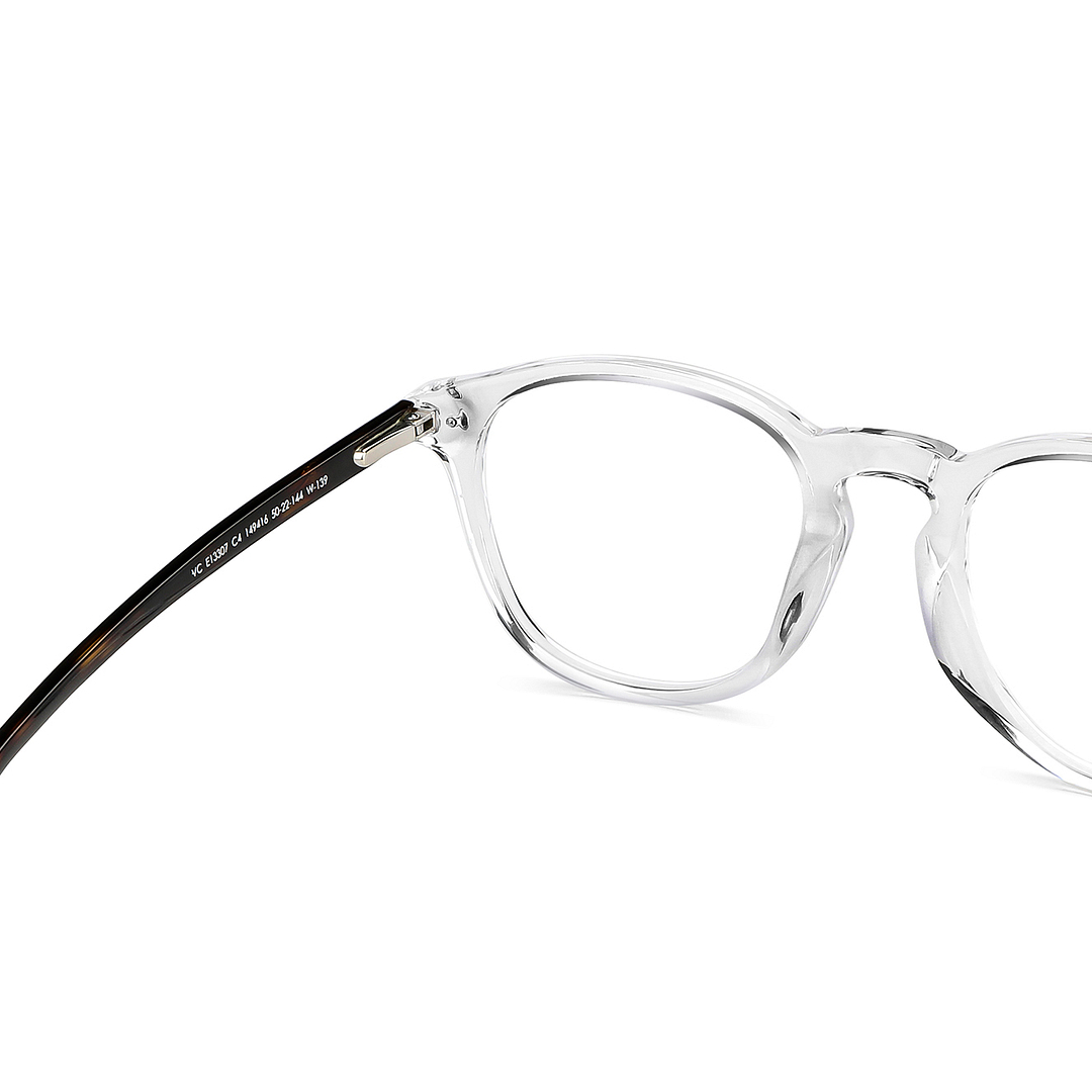 Vincent Chase Online Crystal Transparent Full Rim Round right side