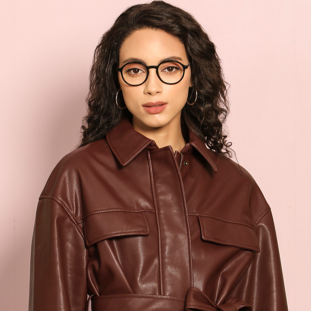 Vincent Chase Online Black Full Rim Round right side