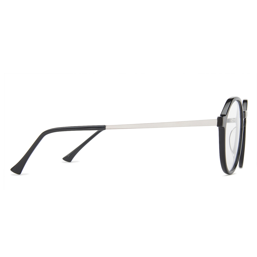 Vincent Chase Online Black Full Rim Round left side