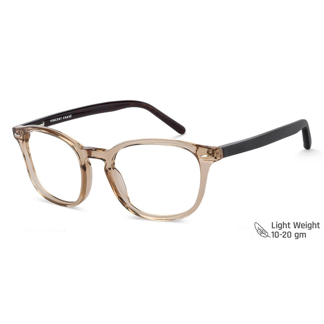 Vincent Chase Online Brown Transparent Full Rim Square right side