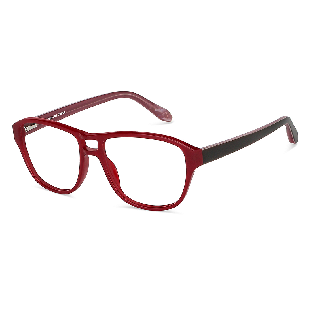 Vincent Chase Online Red Full Rim Aviator right side