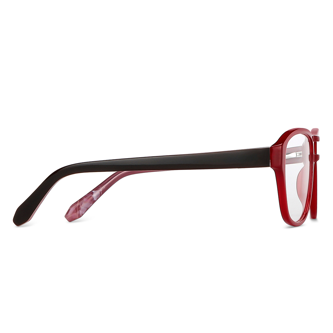 Vincent Chase Online Red Full Rim Aviator left side