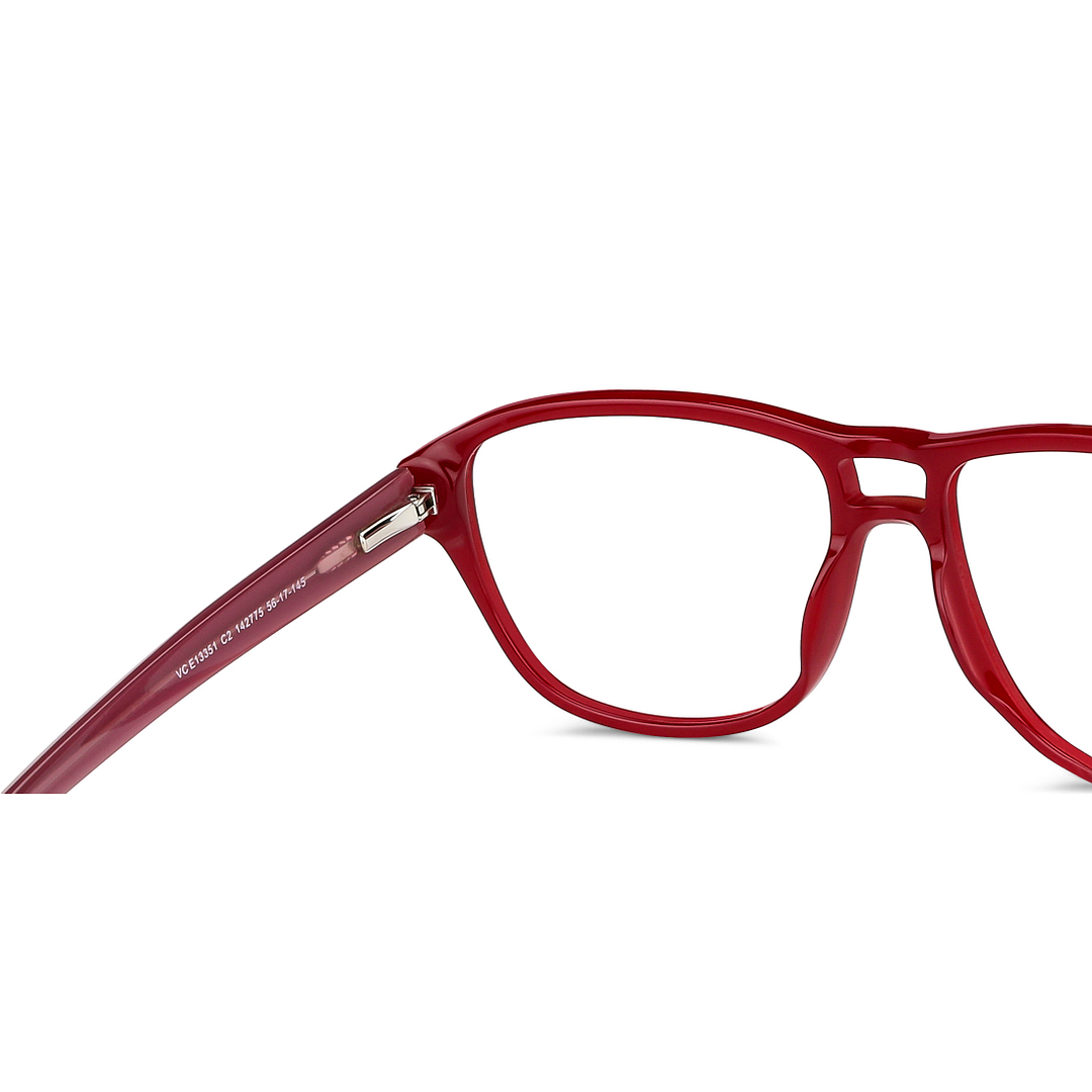 Vincent Chase Online Red Full Rim Aviator right side