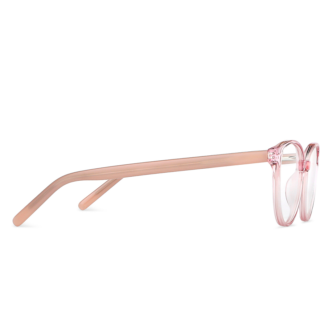 Vincent Chase Online Pink Transparent Full Rim Cat Eye left side