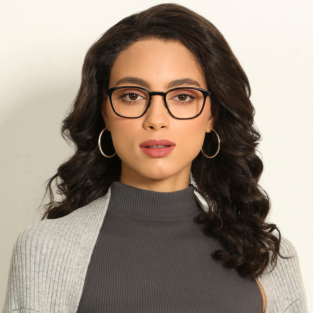 Vincent Chase Online Black Transparent Full Rim Square right side