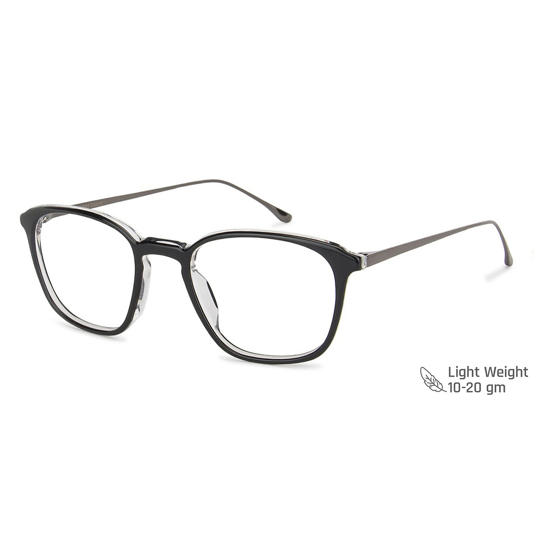Vincent Chase Online Black Transparent Full Rim Square left side