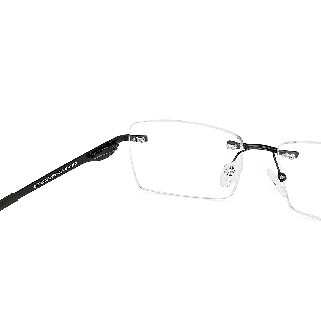 Vincent Chase Online Black Rimless Rectangle right side