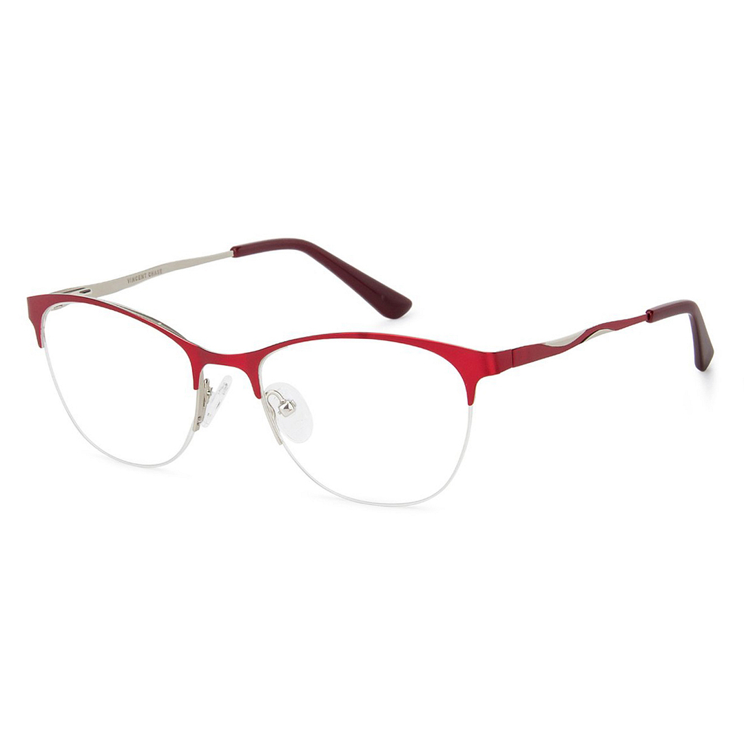 Vincent Chase Online Red Half Rim Cat Eye right side