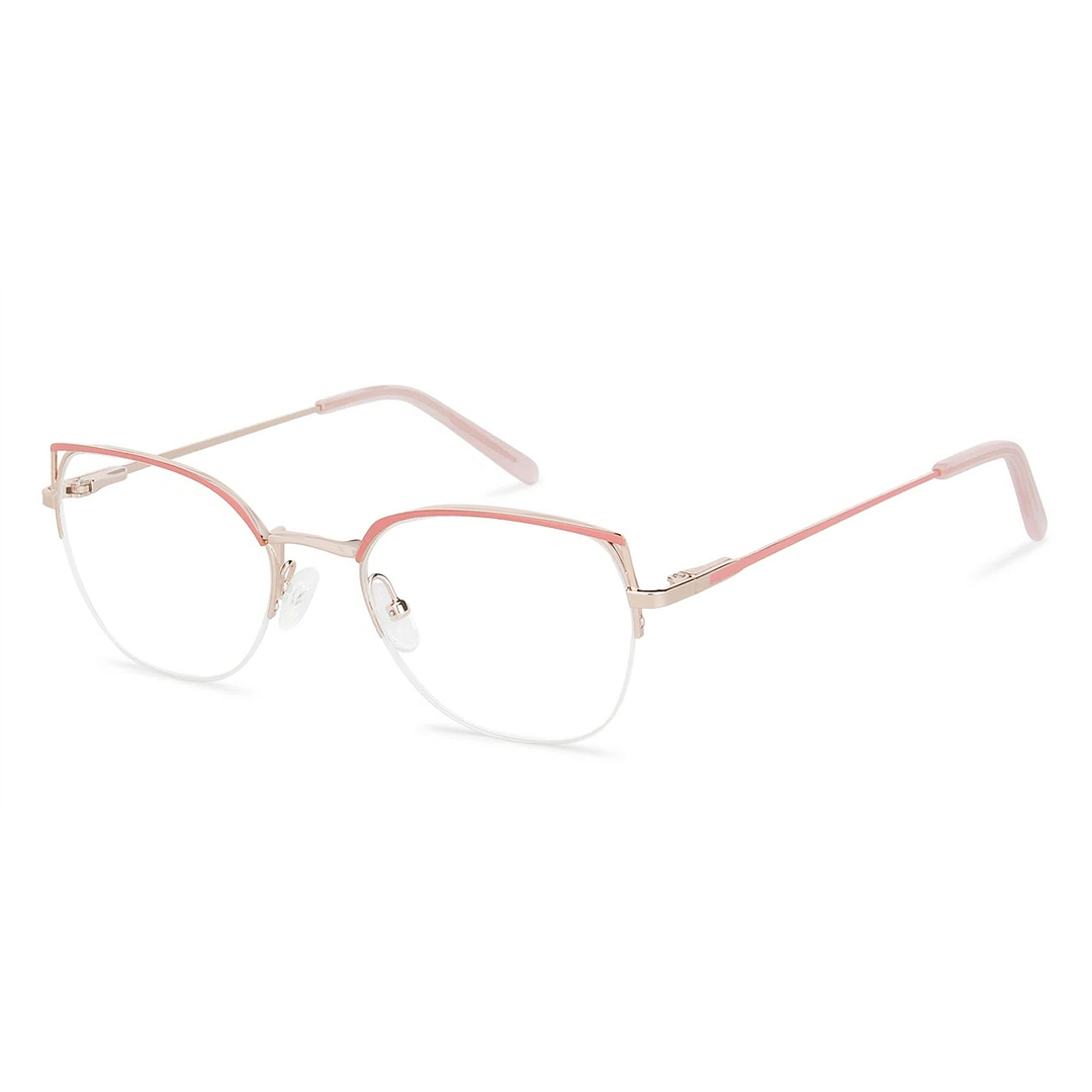 Vincent Chase Online Gold Half Rim Cat Eye right side