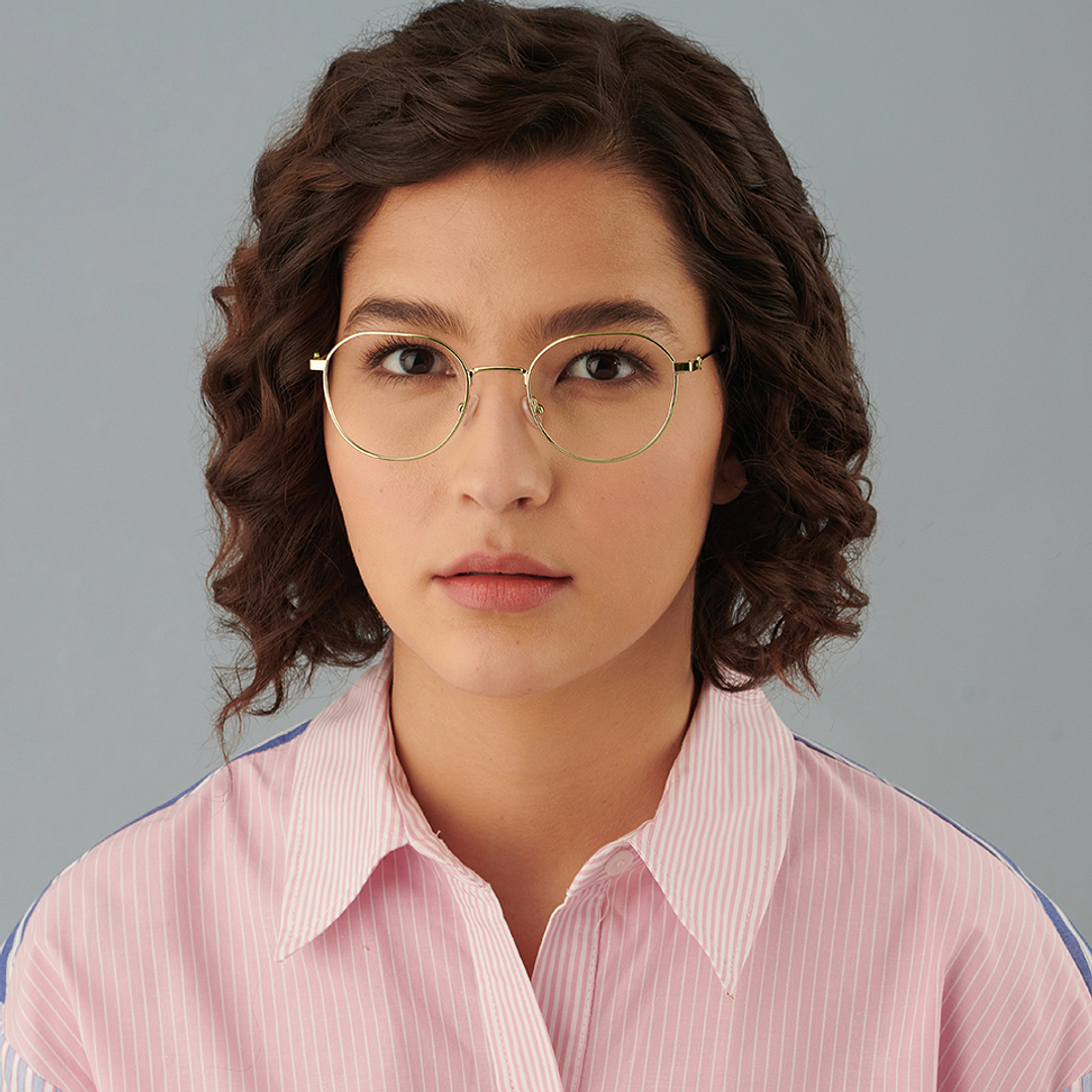 Vincent Chase Online Gold Full Rim Geometric right side
