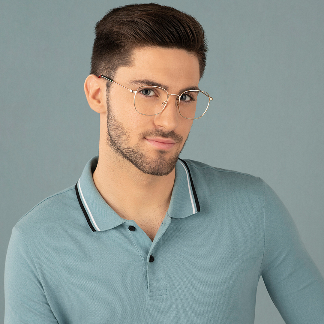 Vincent Chase Online Gold Full Rim Square right side