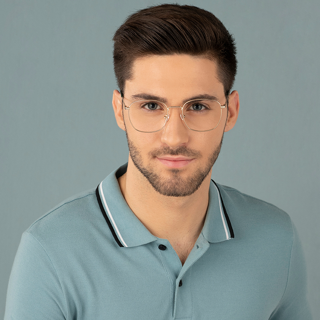 Vincent Chase Online Gold Full Rim Square left side