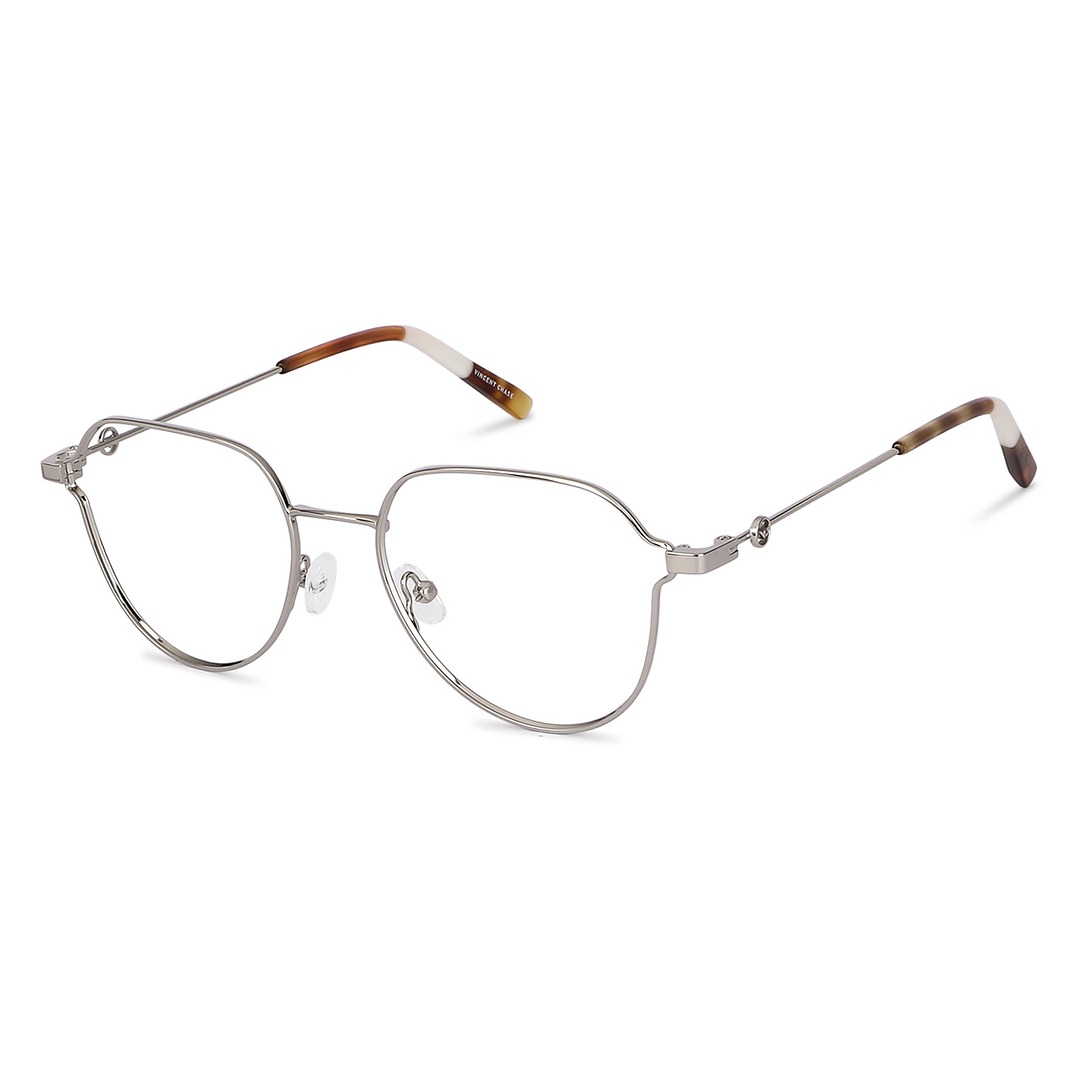 Vincent Chase Online Silver Full Rim Geometric right side