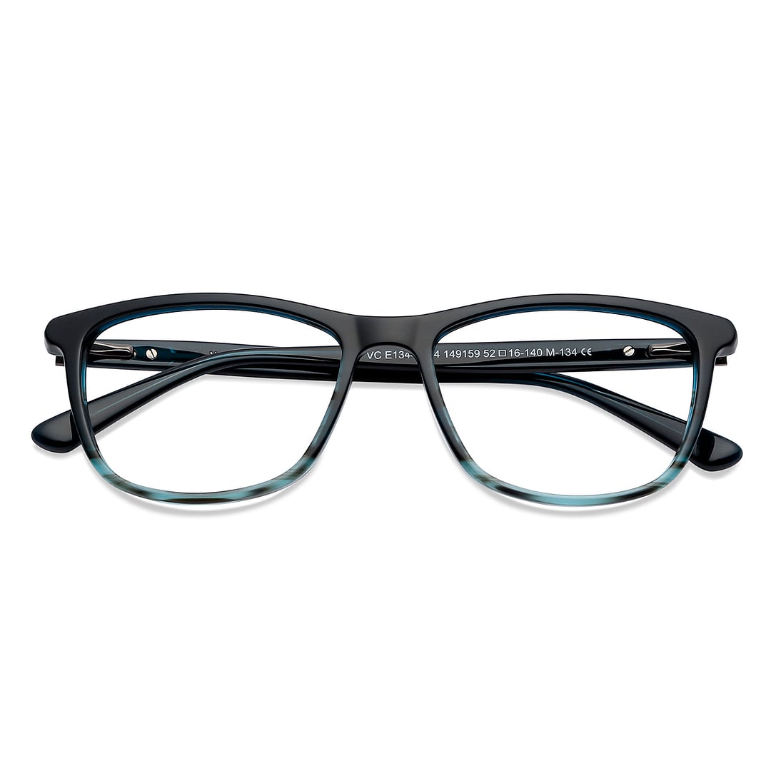 Vincent Chase Sky Blue Full Rim Rectangle left side