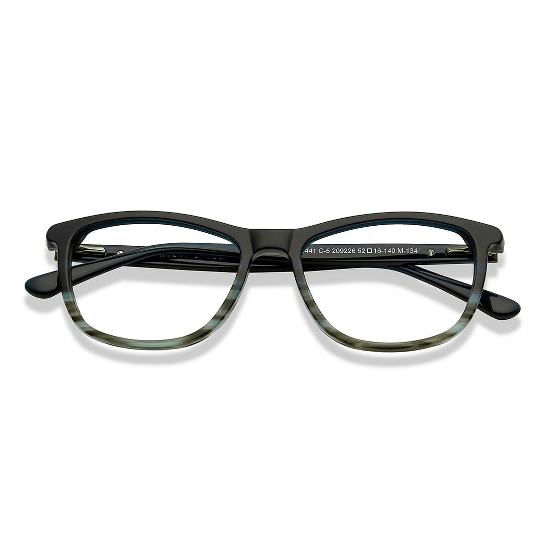 Vincent Chase Black Full Rim Rectangle left side