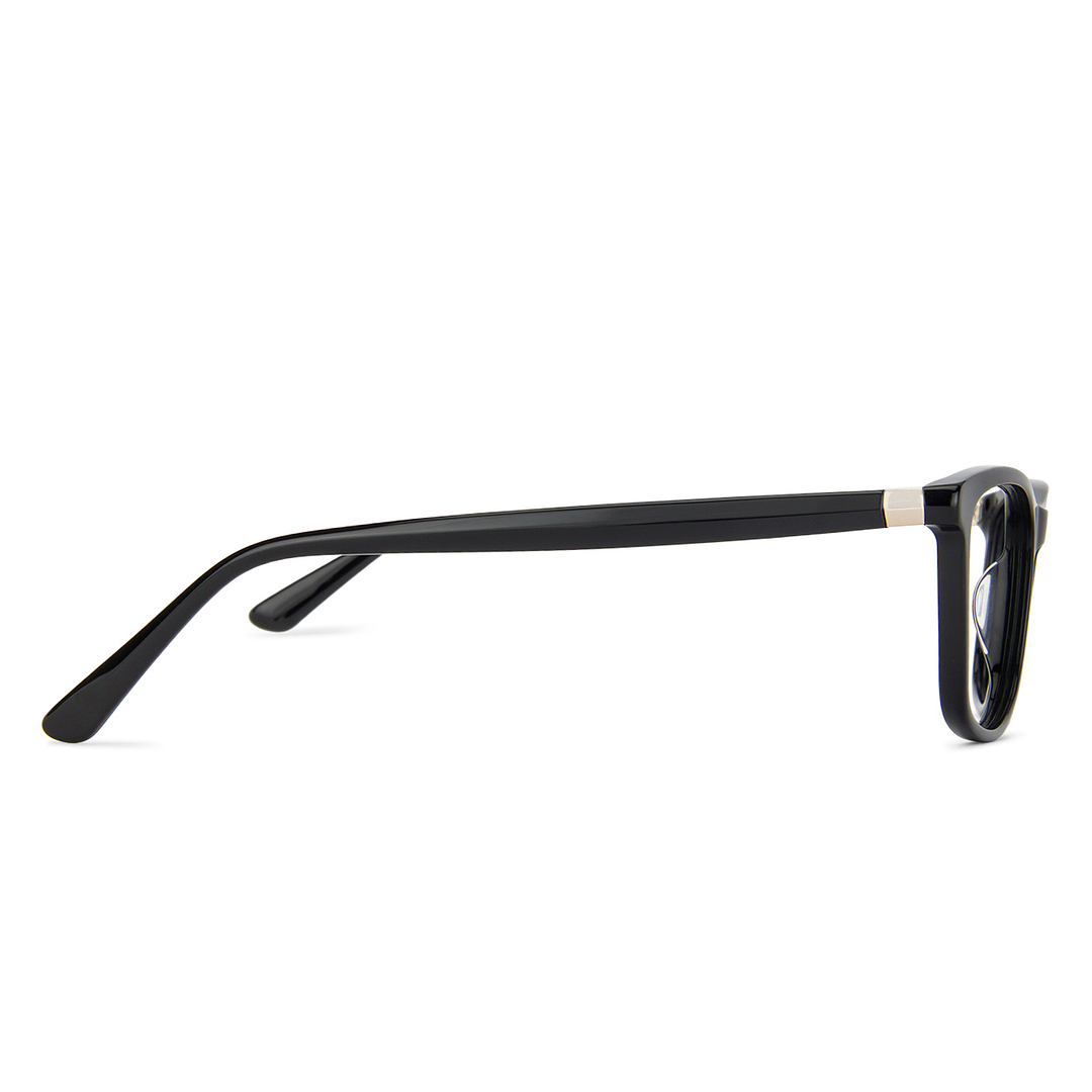Vincent Chase Black Full Rim Rectangle left side