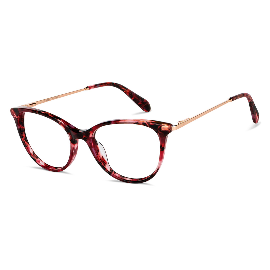 Vincent Chase Red Full Rim Cat Eye right side