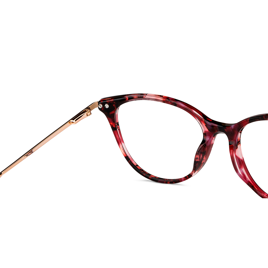 Vincent Chase Red Full Rim Cat Eye right side