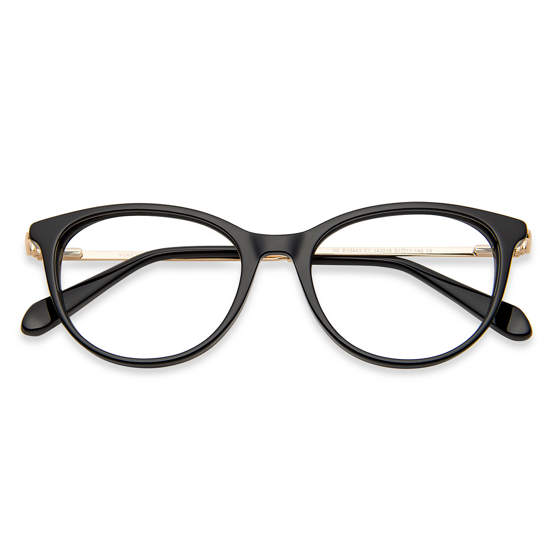 Vincent Chase Online Black Full Rim Cat Eye right side