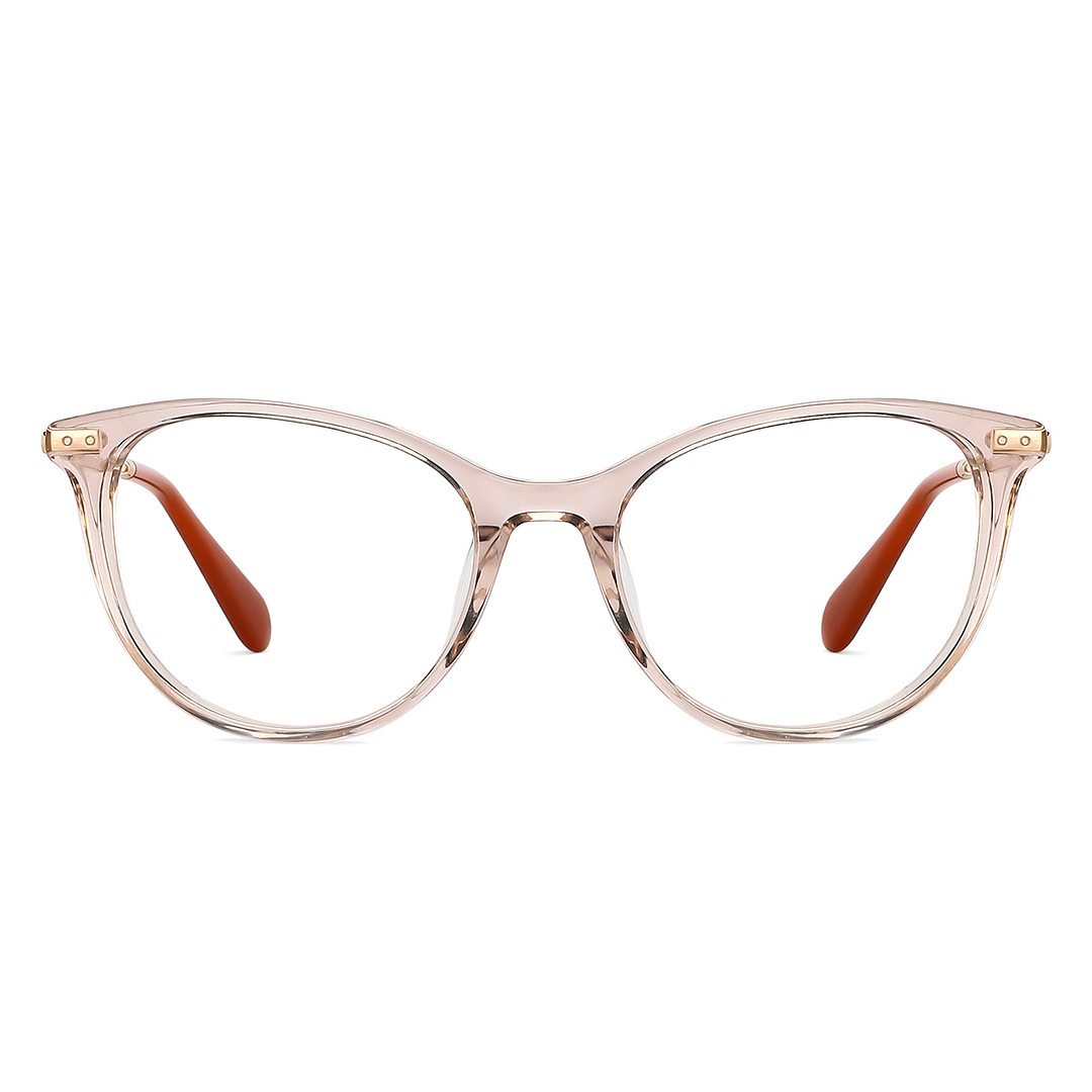 Vincent Chase Online Pink Transparent Full Rim Cat Eye left side