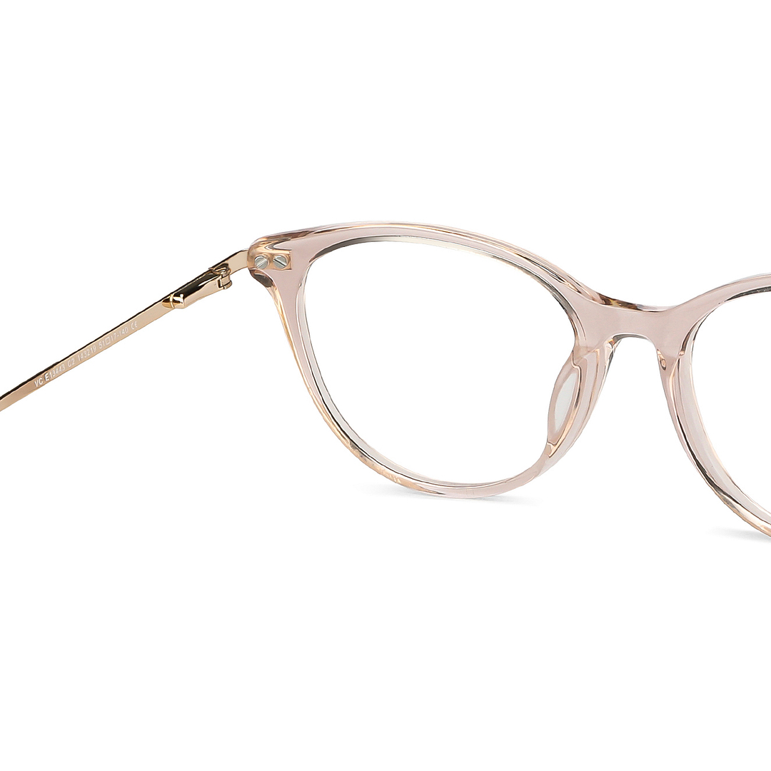 Vincent Chase Online Pink Transparent Full Rim Cat Eye right side