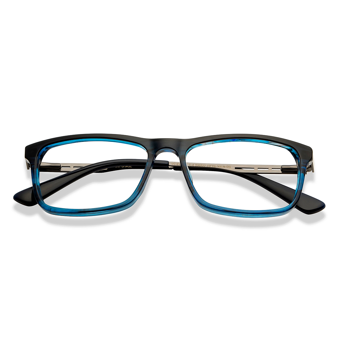 Vincent Chase Online Sky Blue Full Rim Rectangle left side