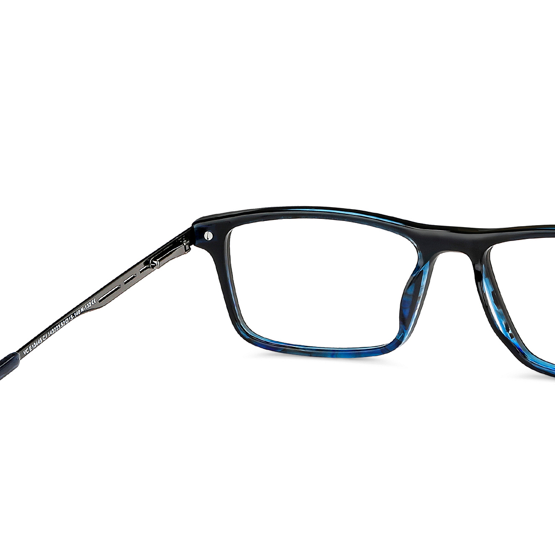 Vincent Chase Blue Transparent Full Rim Rectangle right side