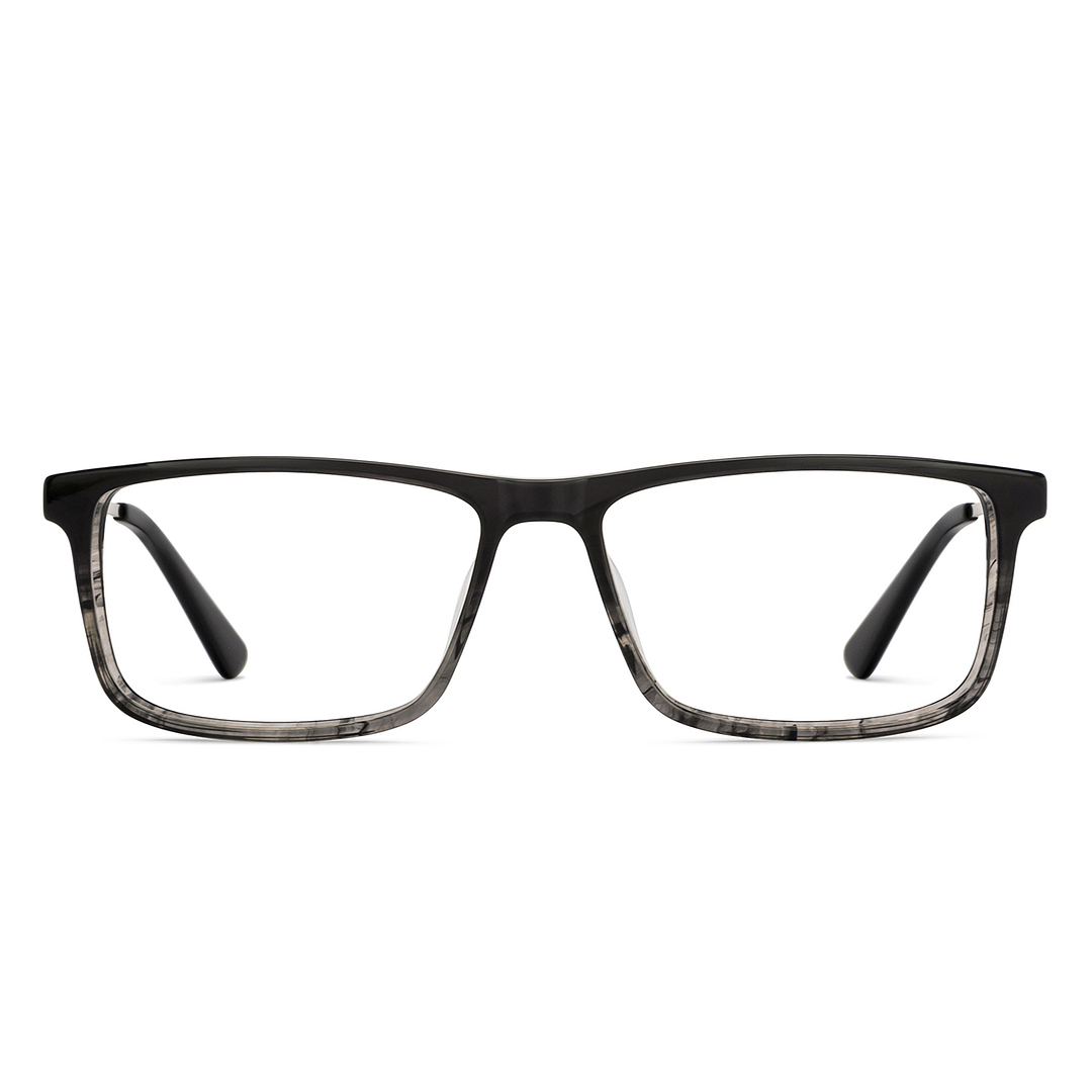 فينسنت تشيس أونلاين أسود شفاف حافة كاملة المستطيل right side