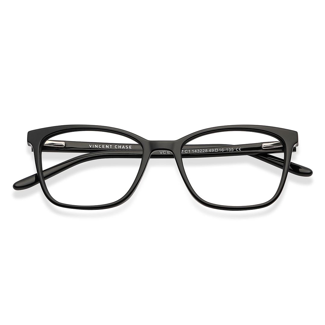 Vincent Chase Online Black Full Rim Rectangle left side